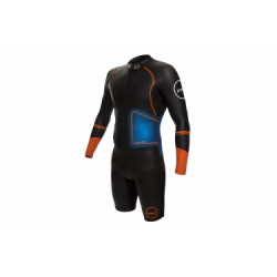 Combinaison neoprene zone3 swimrun evolution noir bleu orange s