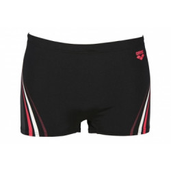 Maillot de bain arena serigraphy noir rouge 75 cm