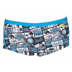 Maillot de bain arena comics low waist bleu noir 70 cm