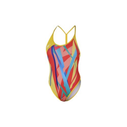 Maillot de bain 1 piece femme z3r0d graphic orange multi couleur xs