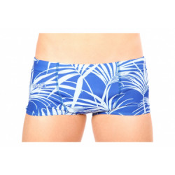 Maillot de bain shorty mako bleu blanc 70 cm