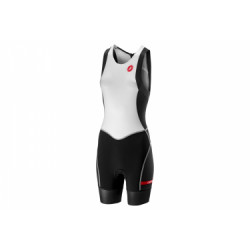 Combinaison trifonction sans manches femme castelli free w itu blanc noir s