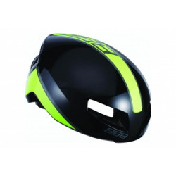 Casque bbb tithon noir brillant jaune s  52 55 cm