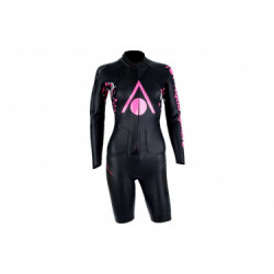 Combinaison neoprene femme aqua sphere limitless suit v2 noir   rose m