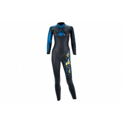Combinaison neoprene femme aqua sphere phantom v3 noir   bleu m