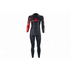 Combinaison neoprene aqua sphere racer v3 noir   rouge l
