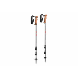 Paire de batons de randonnee leki legacy lite gris 135