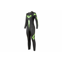 Combinaison neoprene femme arena triwetsuit noir vert xs