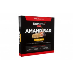 Nutrisens barre energetique amand bar etuit de 4 x 25g amande figue miel