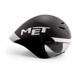 Casque aero met drone noir blanc mat brillant 2021 l  59 62 cm