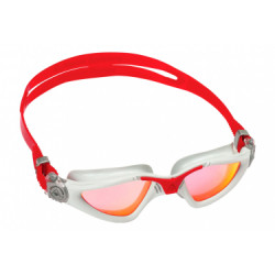 Lunettes de bain aqua sphere kayenne a gris rouge   verres miroir rouge
