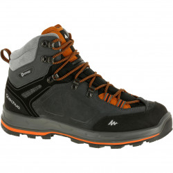 Chaussure tige haute en cuir