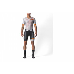 Combinaison trifonction castelli free sanremo 2 gris   orange xl
