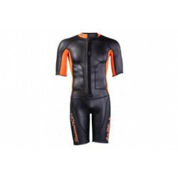 Combinaison neoprene sailfish swimrun light noir orange xs