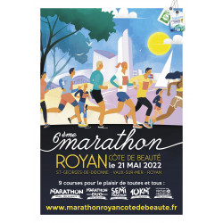 Marathon Royan Côte de Beauté - affiche édition 2022