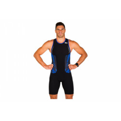 Combinaison trifonction z3rod racer bleu blanc s