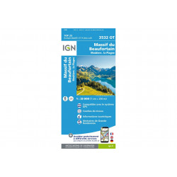 Carte IGN Massif du Beaufortain 3532OT Cartes