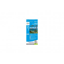 Carte IGN Massif des Bauges 3432OT Cartes