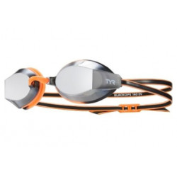 Lunettes de natation tyr blackops 140 miroir noir orange