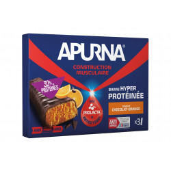 Apurna Etui Barre Hyperprotéinée - Chocolat/Orange Diététique Protéines / récupération