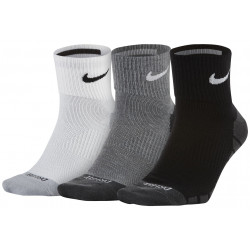 Nike 3 paires Dry Lightweight Quarter Chaussettes