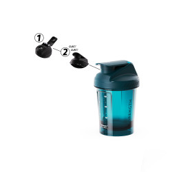 MINI SHAKER 300ML BLEU