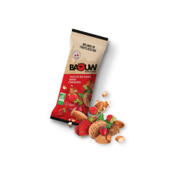 Baouw Mélange de fruits secs bio - Fraise des bois sauvage - Amande - Cynorrhodon