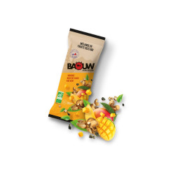 Baouw Mélange de fruits secs bio - Mangue - Noix de cajou - Thé vert Diététique Barres