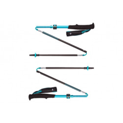 Batons de randonnee femme black diamond distance carbon flz bleu