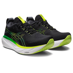 les dernières Asics Gel-Nimbus 25 en couleur Black/Lime Zest-1