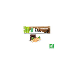 OVERSTIMS E-Bar Bio- Fèves de cacao/Noix de cajou Diététique Barres