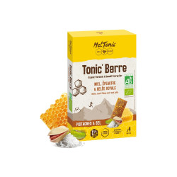 MelTonic Étui Tonic'Barre Bio - Pistaches, Fleur de sel de Guérande et Miel Diététique