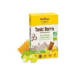 MelTonic Étui Tonic'Barre Bio - Raisins et Miel Diététique Barres