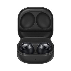 Samsung Galaxy Buds Pro vue dans leur boitier au format poche