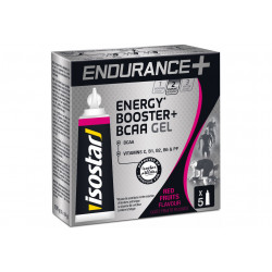 Isostar Gel Endurance + Energy Booster + B.C.A.A - Fruits Rouges Diététique Gels