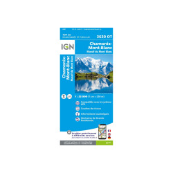 Carte IGN Chamonix-Mont-Blanc 3630OT Cartes