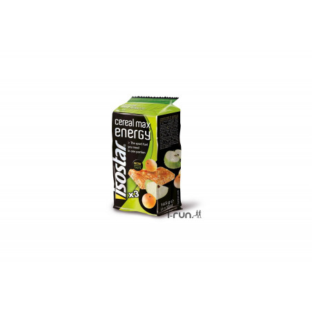 vignette-Isostar Barres Cereal Max Energy - Pomme/Abricots