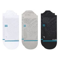 Stance 3 paires Run Light Tab Chaussettes