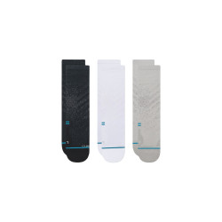 Stance 3 paires Run Light Crew Chaussettes
