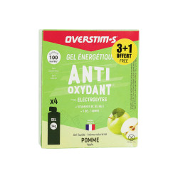 OVERSTIMS Étui Gels Liquides Antioxydant 3+1 - Pomme verte