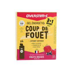OVERSTIMS Étui Gels Energie Instantanée Coup de Fouet 3+1 - Fruits rouges