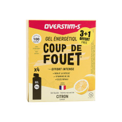 OVERSTIMS Étui Gels Energie Instantanée Coup de Fouet 3+1 - Citron