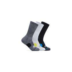 Hoka One One 3 paires Crew Run Chaussettes