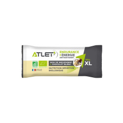 Atlet Barre Énergétique Biologique 50 g Noix de macadamia et Chocolat blanc Diététique