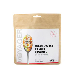 Voyager Boeuf au riz et aux graines Diététique $scat.CAT_NOM