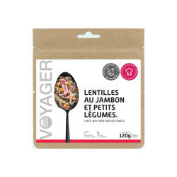 Voyager Lentilles au jambon et petits légumes Diététique $scat.CAT_NOM