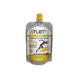 Atlet Compote protéinée Bio pomme banane Diététique $scat.CAT_NOM
