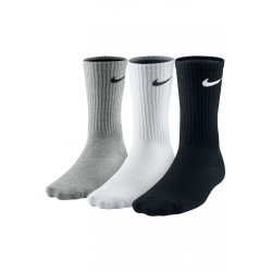Nike 3 Pack Lightweight Crew Chaussettes running - Gris