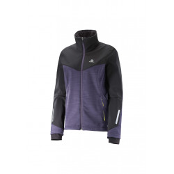 Salomon Pulse Softshell Jacket - Vestes course pour Femme - Noir