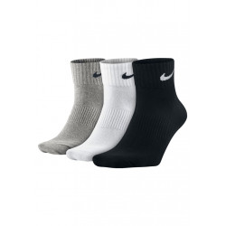 Nike 3 Pack Lightweight Quarter Chaussettes running - Gris